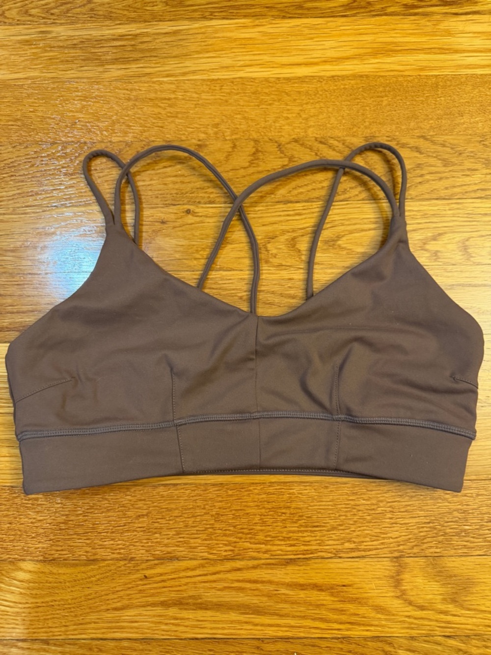 YoungLA Brown Strappy Sports Bra